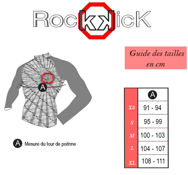 Guide des tailles Rashguards